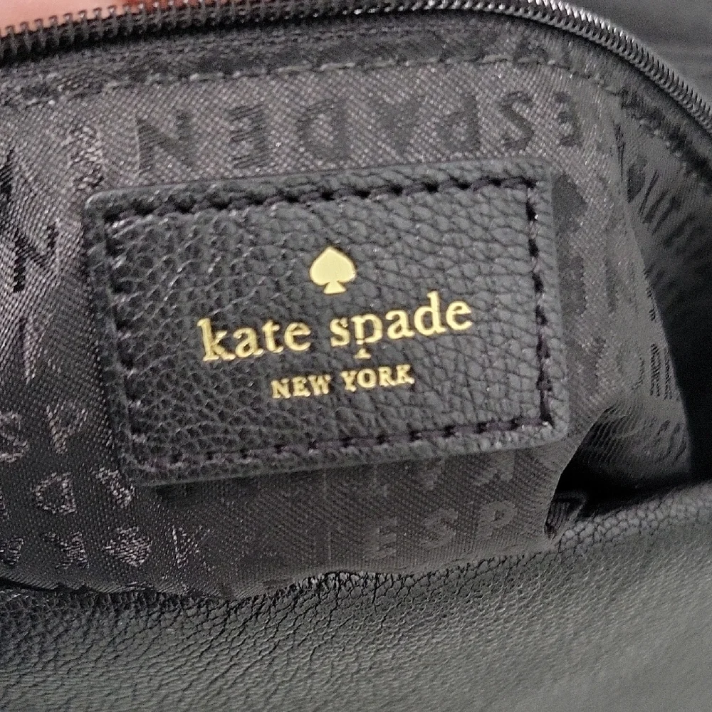 Kate Spade Black Leather Satchel